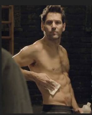 shirtless Paul Rudd